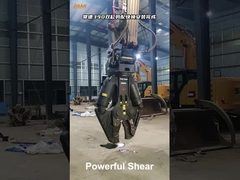 Гидравлический экскаватор Металл Железный лом режущая машина режущая резьба из нержавеющей стали