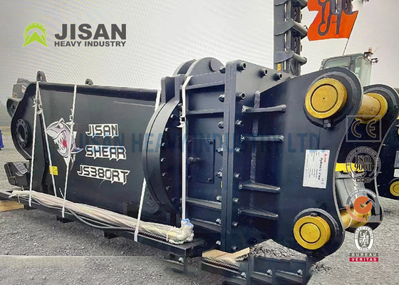 Teyun Tycs450rt Гидравлическая стрижка Прочная экскаваторная металлическая стрижка для резки и восстановления металлолома на объектах промышленного сноса