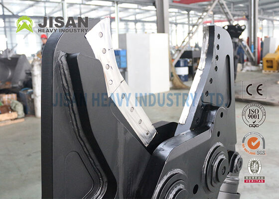 Экскаваторные металлические ножницы с гидравлическим вращением на 360 градусов и сменным лезвием для операций по сносу и переработке