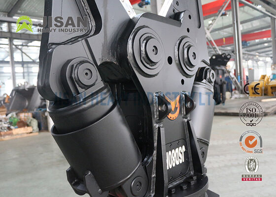 Экскаваторные металлические ножницы с гидравлическим вращением на 360 градусов и сменным лезвием для операций по сносу и переработке