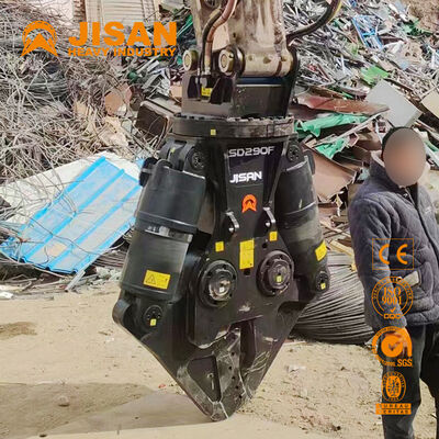 Многофункциональные металлические ножницы для экскаваторов с широким открытием челюсти и сильным силовым цилиндром для переработки и сноса бетона