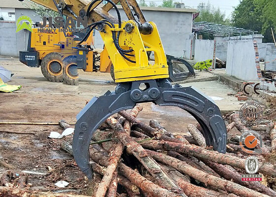 Двойная ссылка вращающийся гидравлический лог схватка 1800 мм челюсти для экскаватора CAT 336